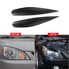 Carbon Fiber Headlight Eyebrow For Mitsubishi Lancer Ralliart Sportback 2004-06