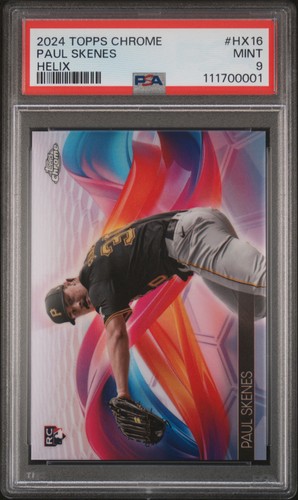 Paul Skenes #HX-16 2024 Topps Chrome Helix card