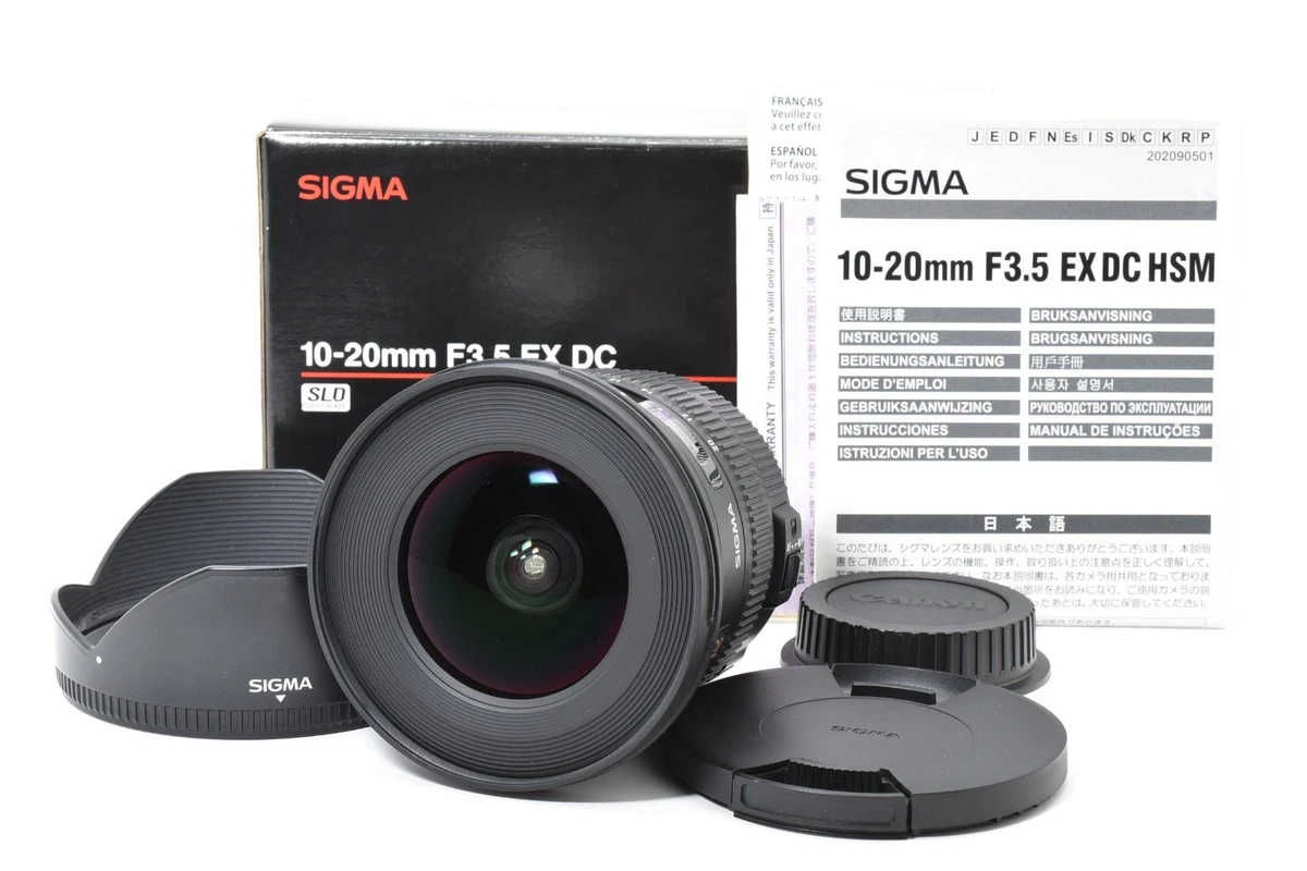 Sigma f/3.5 Camera Lenses 10-20mm Focal for sale - eBay