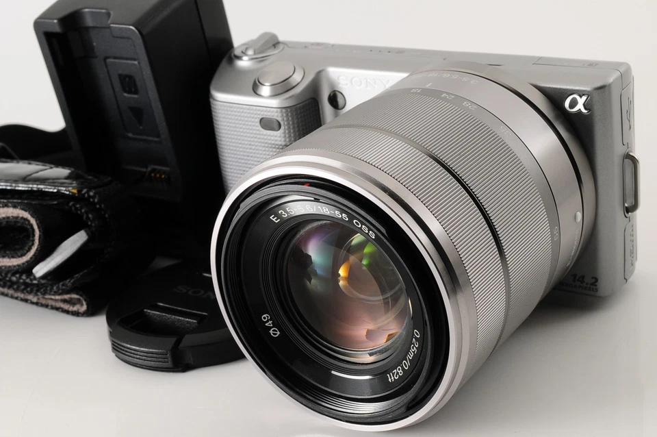 [Near MINT] Sony NEX-5 Mirrorless Digital Camera w/ 18-55mm Lens From JAPAN - Image 2 of 4