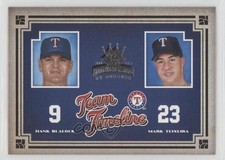 2005 Donruss Diamond Kings Team Timeline Hank Blalock Mark Teixeira #TT-4 0x4h