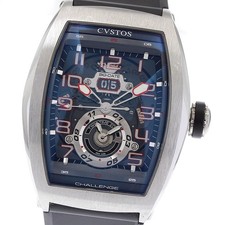 CVSTOS Challenge twin time CVT-TW-T2 ST black Dial Automatic Men's Watch_874036