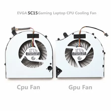 For EVGA SC15 Gaming Laptop CPU & GPU Cooling Fan
