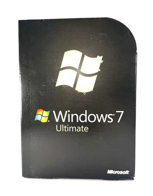 Microsoft Windows 7 Ultimate 32/64 Bit DVD Full Retail Box - image 1 of 4