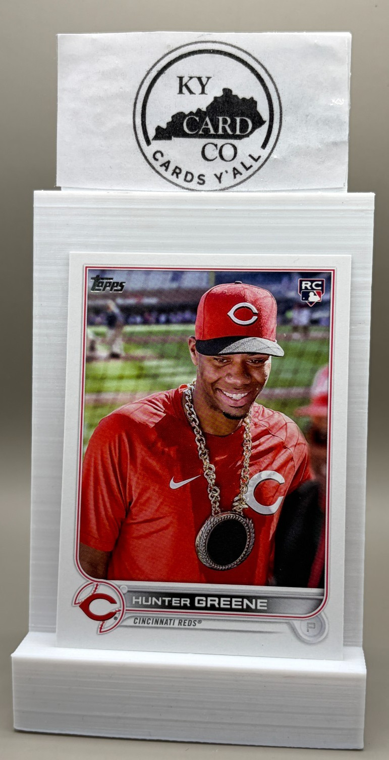 HUNTER GREENE 2022 Topps Update Series #US160 Image Variation SP RC  Reds