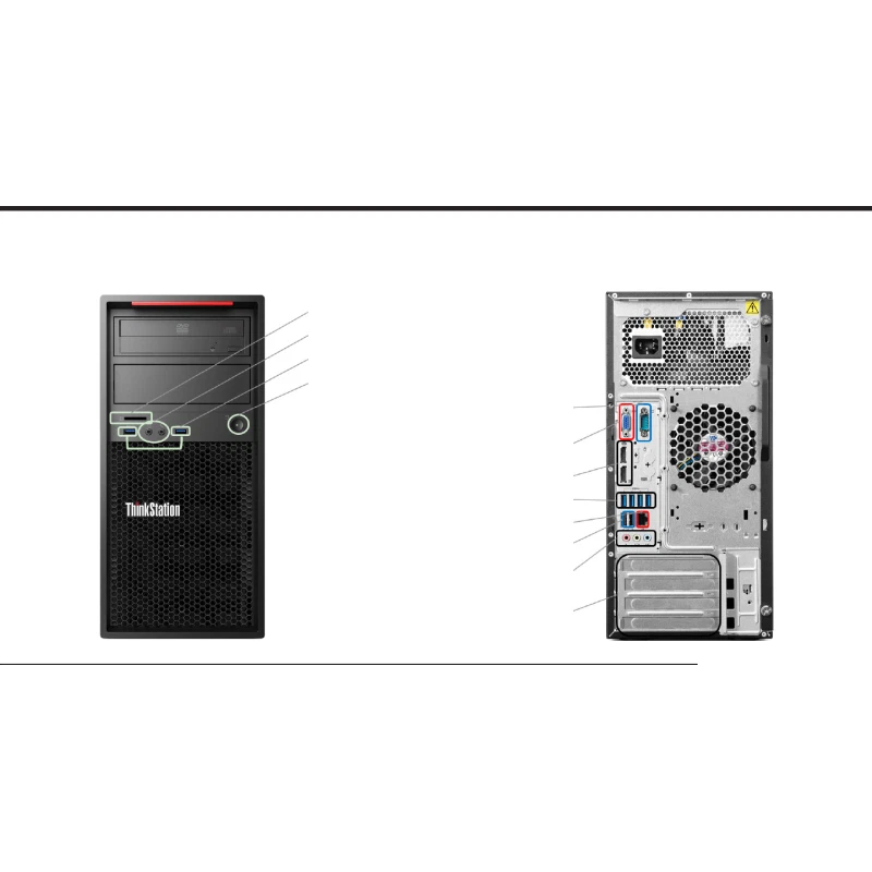 Lenovo Thinkstation P300 MT Xeon E3-1231 v3, 16GB, SSD 256GB, NVIDIA Quadro K200 - Imagen 3 de 4