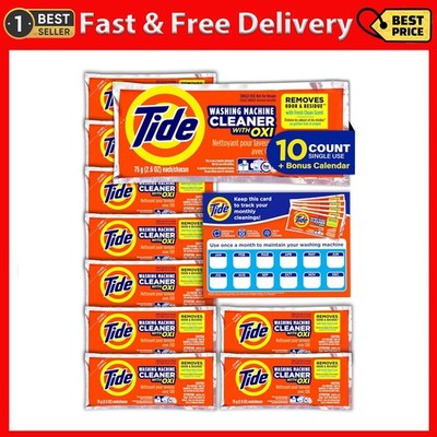 Ti de Washing Machine Cleaner, Washer Machine Cleaner with Oxi for Front and Top