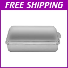 Versatile 9x13 Deep Stainless Steel Bakeware for Cakes, Breads, & Casseroles