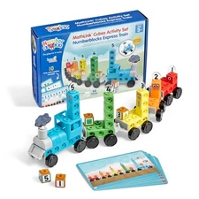 hand2mind Numberblocks Express Train MathLink Cubes Activity Set Preschool Learn