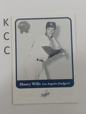 2001 Fleer Greats of the Game #24 Maury Wills Brooklyn Dodgers