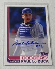 2021 Topps Archives Auto #FFA-PL Paul Lo Duca Los Angeles Dodgers