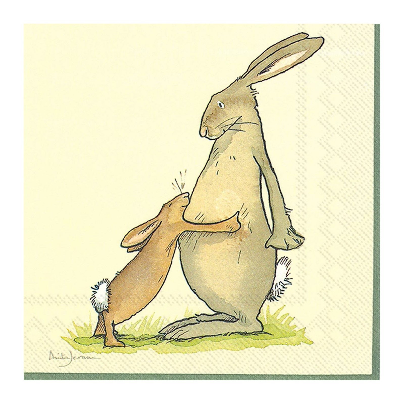 Easter Paper Napkins Anita Jeram You're The Best  Bunnies Disposable Serviettes
