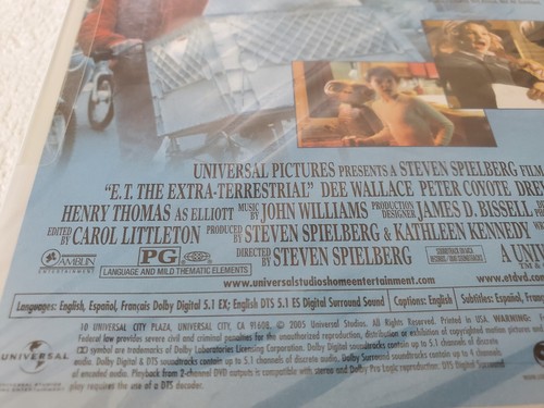 E.T. The Extra-Terrestrial (DVD, 2005, Single Disc Edition Widescreen) NEW - Bild 8 von 11