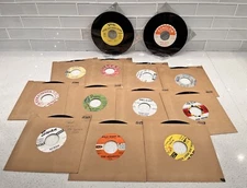 Vintage 60's Lot 45 RPM Records NOT FOR SALE DJ ADVANCE COPY PROMO Recordvelope