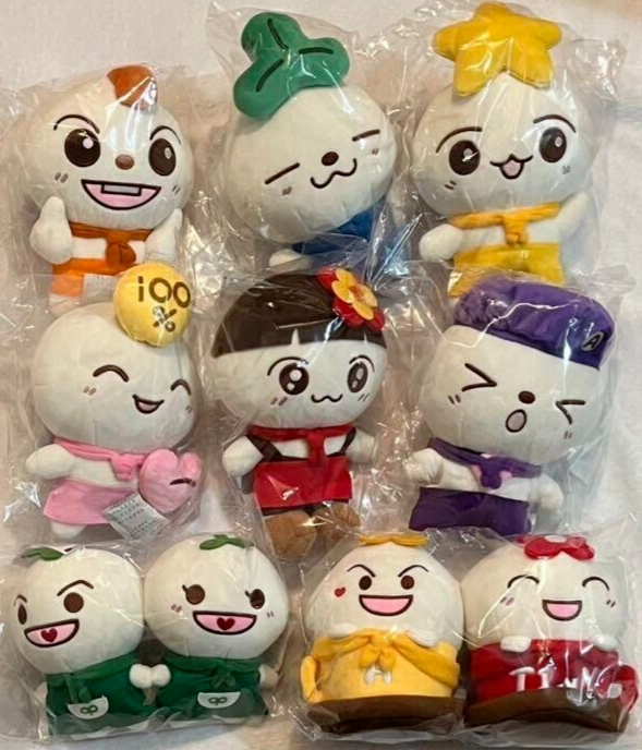 ATEEZ TEEZ-MON Cafe 2024 Limited Official Plush Complete Set New