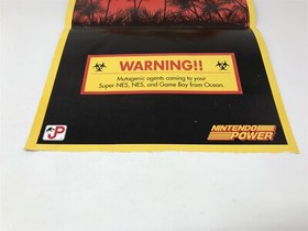 Jurassic Park - Nintendo Power Promo Fold Out Poster - Super Nintendo Snes NES 