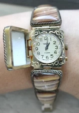 Vintage Russian Chaika Watch With Enamel, Mechanical, 17 Jewels, Finift