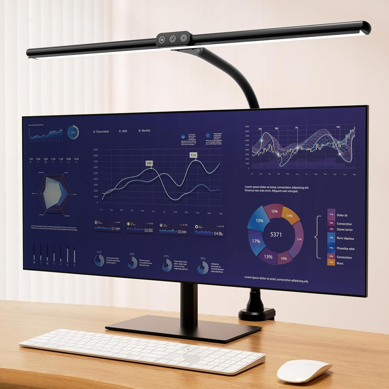 Desk Lamps for Home Office, 31.5