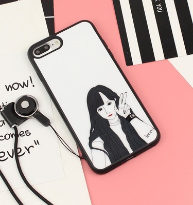 Korean Style Iphone 7 Case Iphone 7 Plus Case Cute Girl Iphone 7 7 Plus Case Ebay