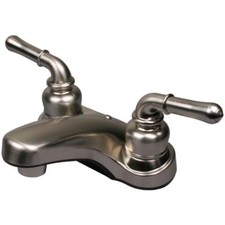 Ultra Faucets Non Metallic 4" Centerset Faucet-Brushed Nickel LOT of 2 UF08342C