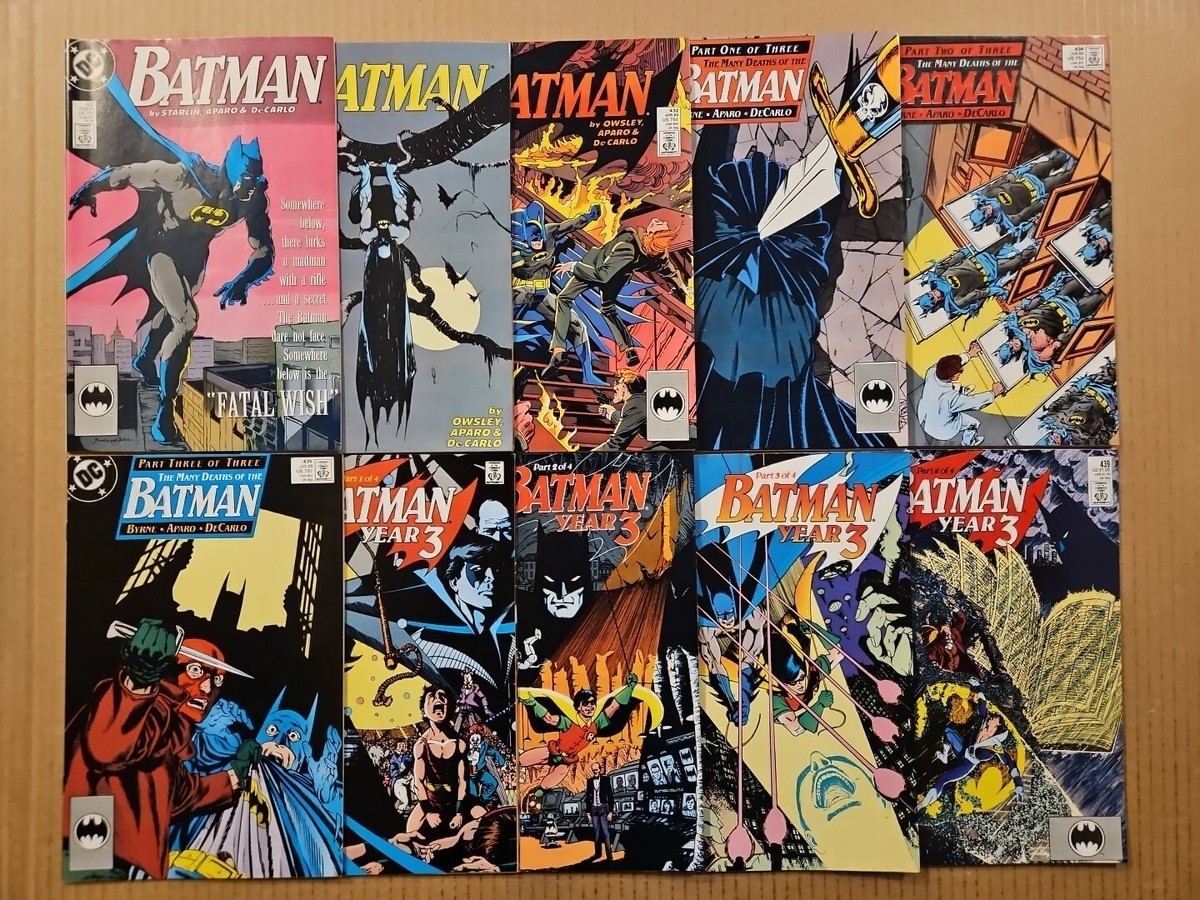 その他 Batman Year 3 Part 3 of 4 DC Comics Batman #430-439 (436) 1st Appearance Tim Drake Lot of 10 DC 1989