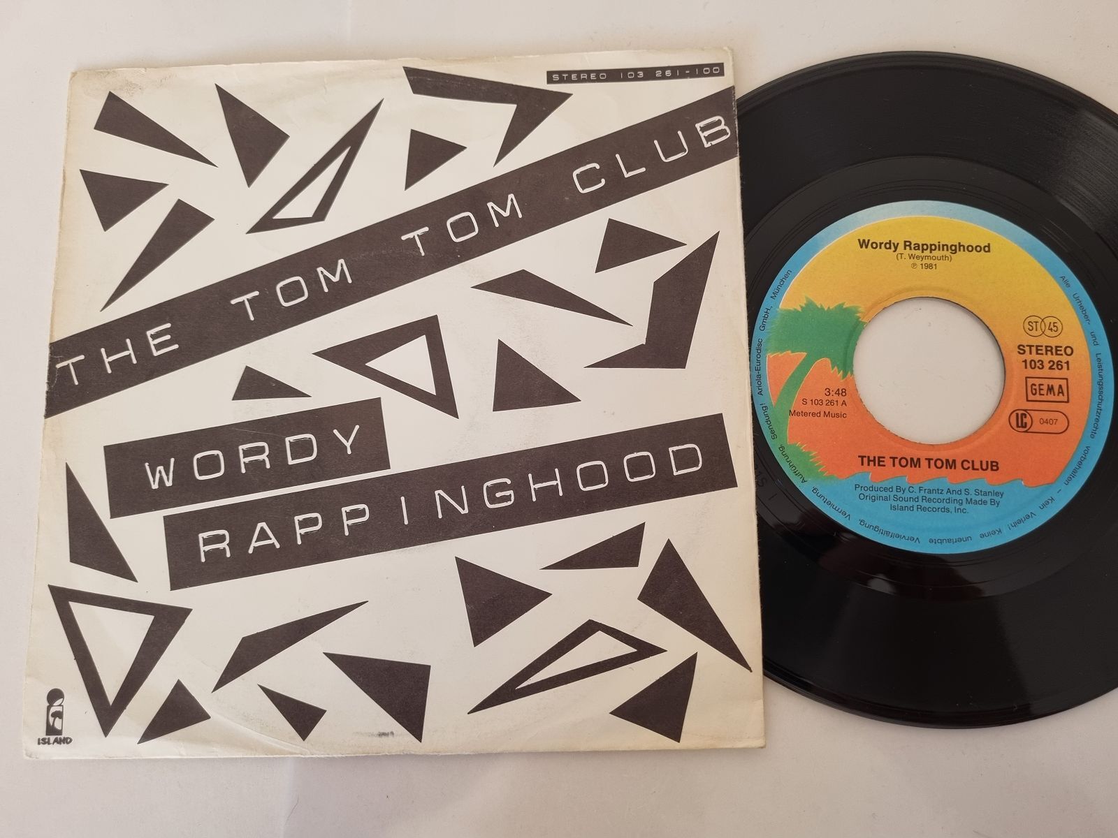 Tom Tom Club Wordy rappinghood 7'' Vinyl Germany eBay