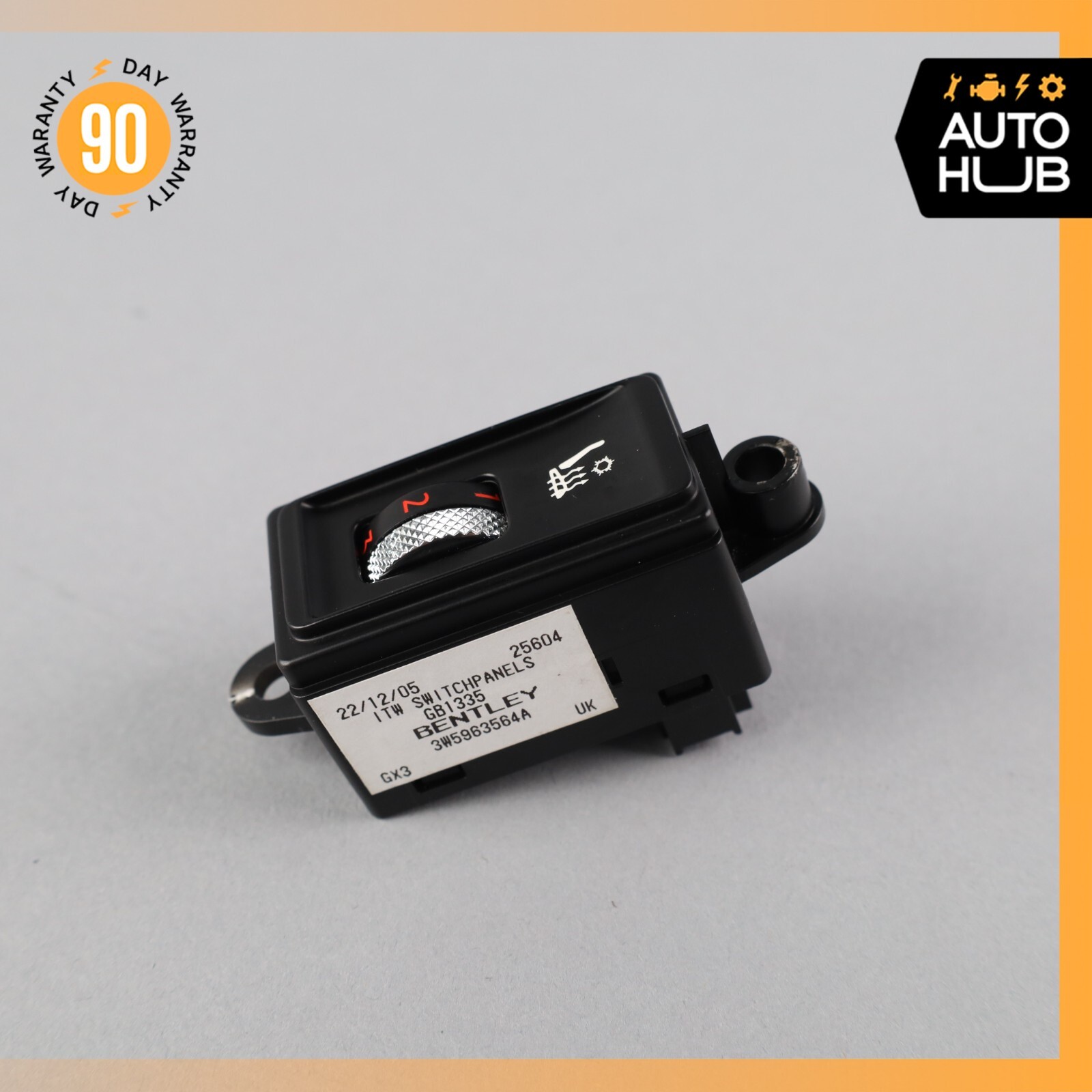 Bentley Continental Flying Spur Rear Right Seat Heating Control Switch OEM 67k