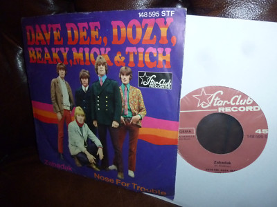 Dave Dee Dozy Beaky Mick & Tich, Zabadak, Star Club 148595 STE Single, 7'' 1967
