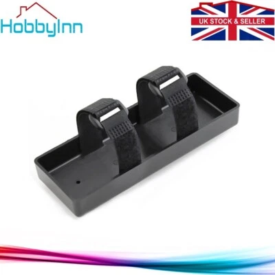HOBBYINN RC Car Battery Tray Holder Box Straps Model Truck Buggy Crawler Axial SCX10 D90