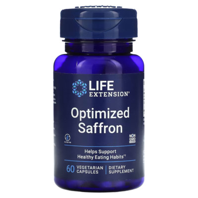 Life Extension, Optimized Saffron, optimierter Safran, 60 pflanzliche Kapseln
