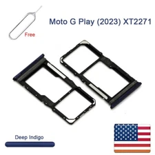 Original New SIM Card Tray MicroSD Holder For Motorola Moto G Play (2023) XT2271