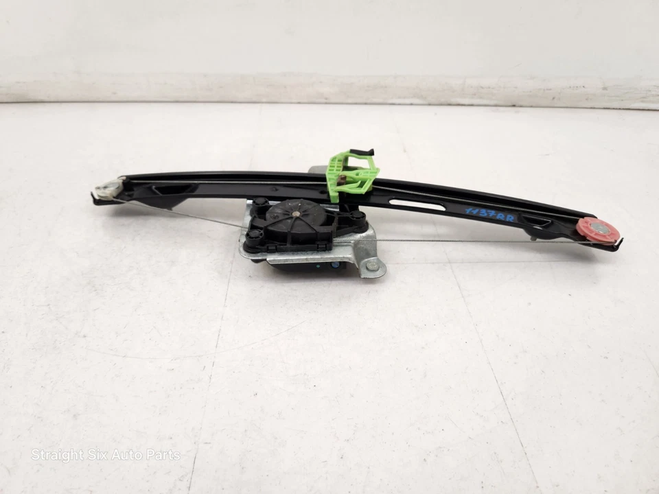 ✅06-11 Conjunto regulador ventana puerta trasera pasajero sedán OEM BMW E90 E91 Foto 3 de 4