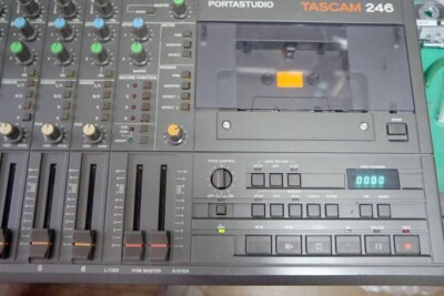 Tascam Portastudio 246 4 Track Cassette 6ch Mixer Tested and Tascam Portastudio 246 4 Track Cassette 6ch Mixer Tested and
