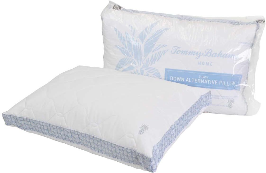 Tommy Bahama Quilted Pillow 2-Pack (Blue, Orange) | eBay