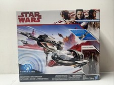 Star Wars Resistance Ski Speeder w/ Poe Dameron Figure Last Jedi 2017 New