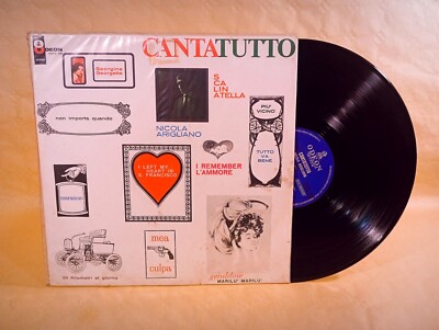 Nicola Arigliano BRASILE LP Italian Jazz Bruno Martino Van Wood Quartetto Zither