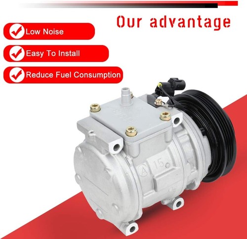 cciyu AC Compressor with Clutch 1990-2001 Fit for Acura EL Integra NSX 1996-2000 - Picture 4 of 8
