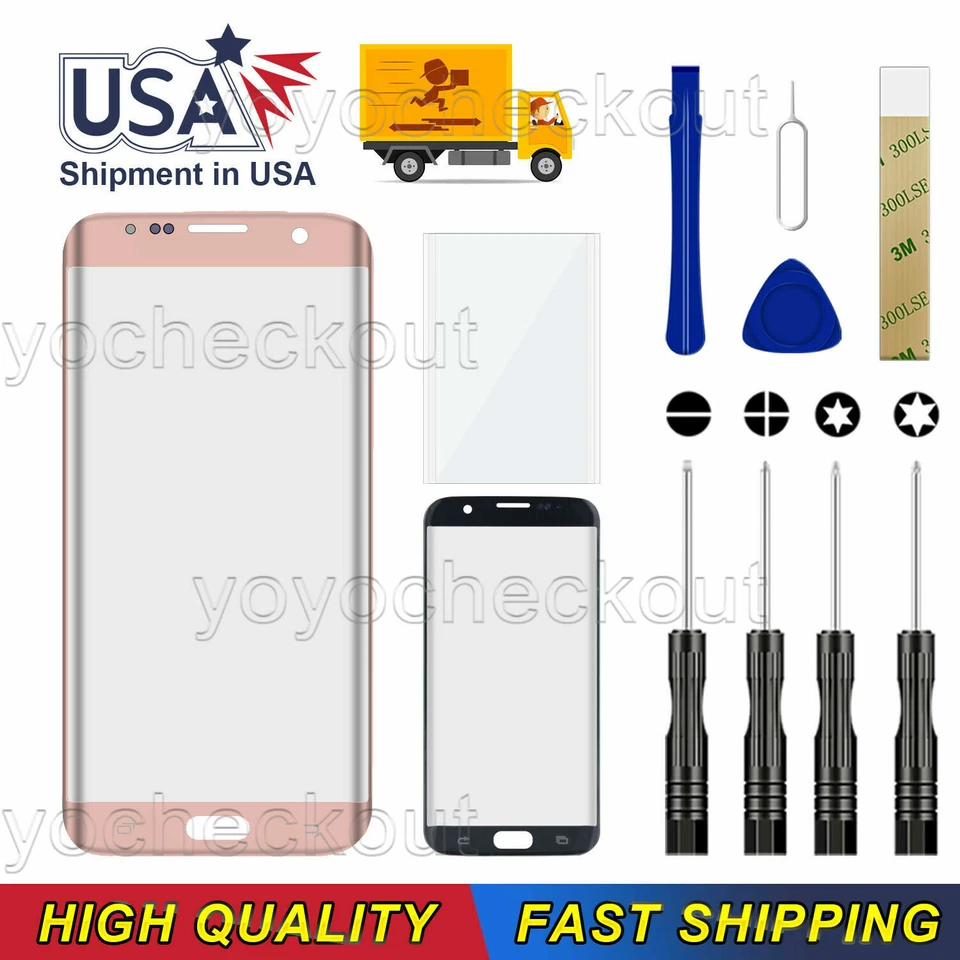 For Samsung Galaxy S7 Edge Duos SM-G935FD Replacement Glass Lens Screen US - Image 2 of 4