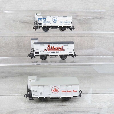 LILIPUT - H0 - DB, NS, DSB - 3-tlg. Set Bierwagen Albani, Frico, HAB - #T85697
