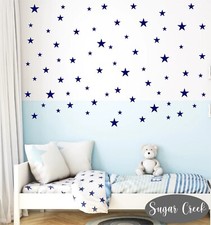 Stars- 68 Stars-Vinyl Wall Decal-Gold Decals- Metallic Gold-Modern-Nursery