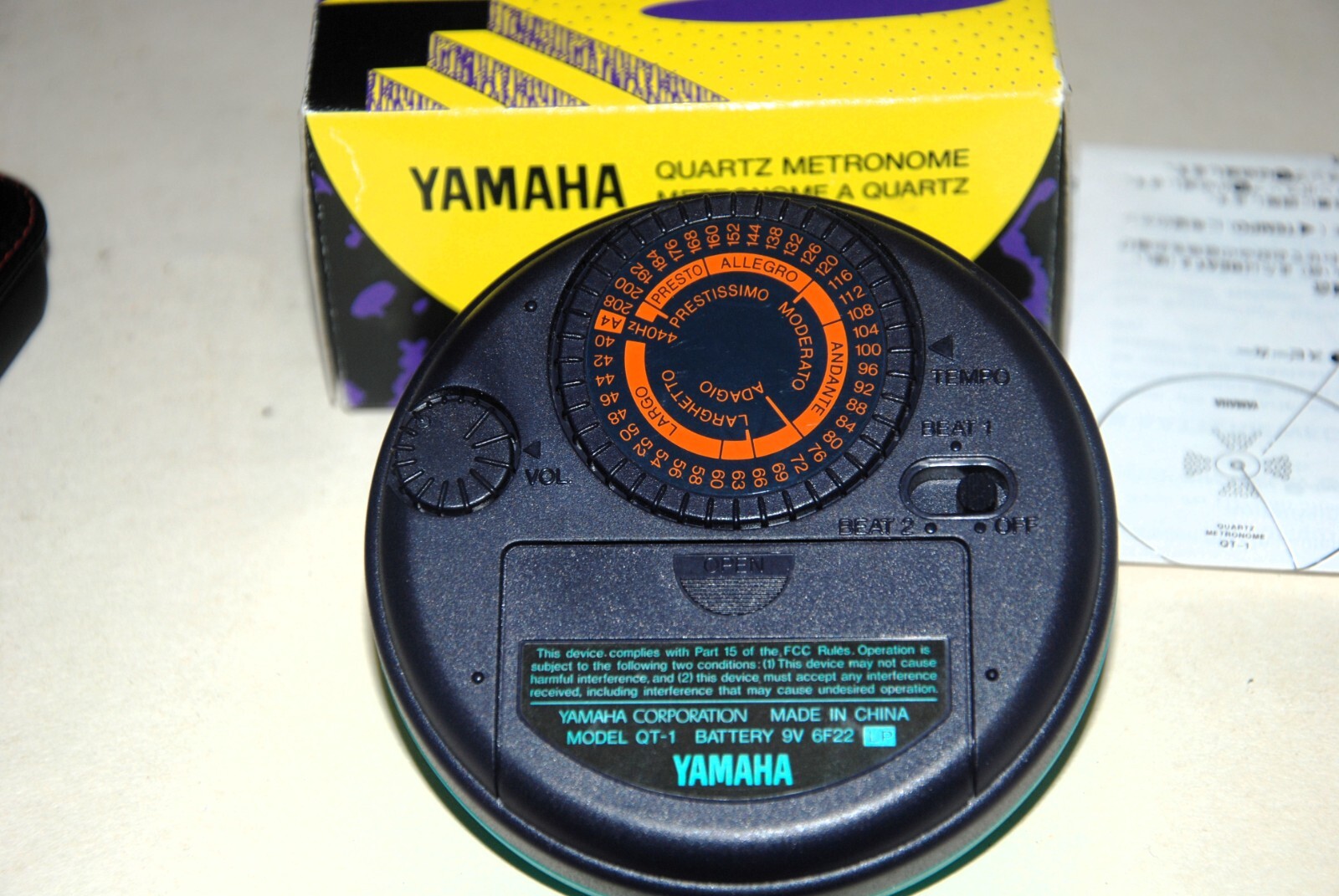 Yamaha QT1 Quartz Metronome Clean, Working Condition, Original