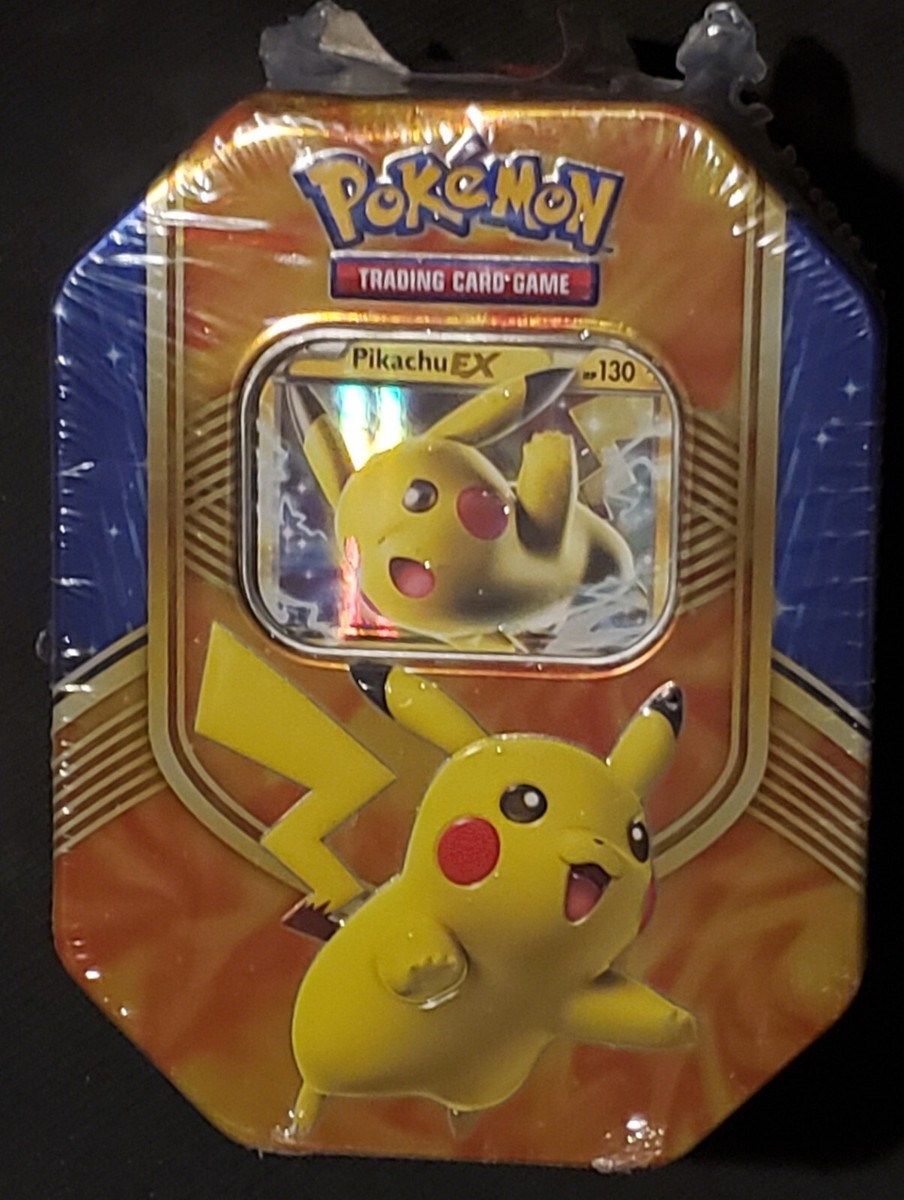 Pokemon 2016 Pikachu EX Battle Heart Collector Tin - New Factory Sealed
