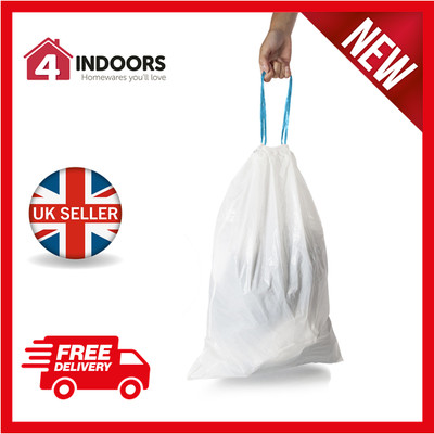 50l drawstring bin liners