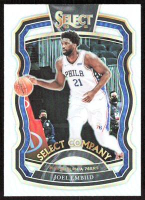 2021-22 147E Panini SELECT COMPANY SILVER PRIZM Joel Embiid Philadelphia 76ers