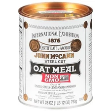 McCann's Irish Oatmeal Traditional Steel Cut 28 Ounce Pack of 4