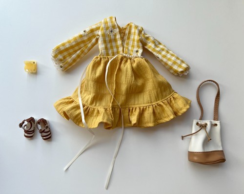 Blythe Doll Clothes -- Fresh Lady Summer Dress Set (RARE) - Picture 7 of 22