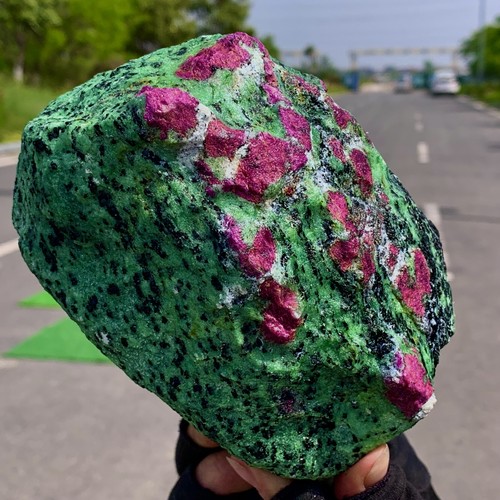 6.15LB Natural green Ruby zoisite (anylite) crystal Chakra mineral Energy - Picture 5 of 21