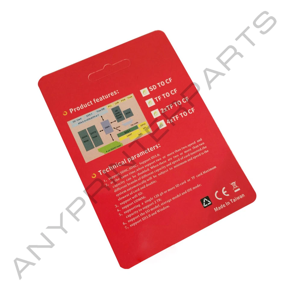 Adaptador leitor de cartão de memória flash compacto Extreme CF tipo I - Imagem 3 de 4