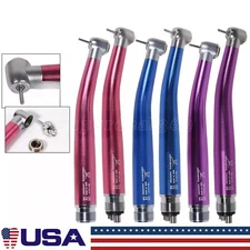 NSK Style Dental High Speed Handpiece Air Turbine Push Spray 2Hole/4Hole 7Colors