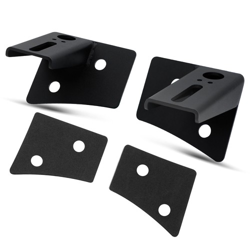A-pillar LED Work Light Bar 4" Pod Mount Brackets For Jeep Wrangler JK 2007~2017 - Picture 3 of 4